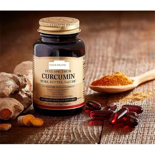 Nano Curcumin Piperine Capsules Age Group: For Adults