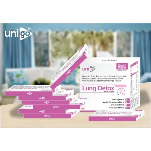 Unigo Lung Detox Health Supplements Age Group: For Adults