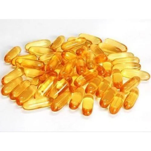 Omega 3 Fatty Acid Vitamins E And Wheat Germ Oil Soft Gelatin Capsules Dry Place