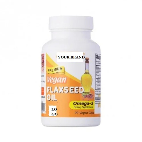 Flaxseed Oil Omega-3 (ALA) Omega-6(Linoleic Acid) Omega-9(Oleic Acid) Co-enzyme Q10 Capsules