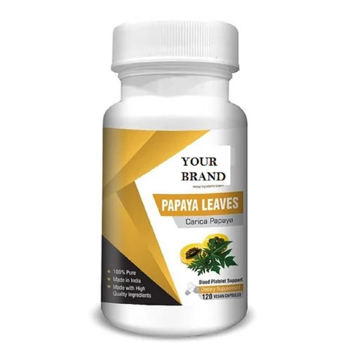 Carica Papaya Extract Tinospora Cordifolia Extract Goat Milk Powder and Wheat Germ Oil Capsules