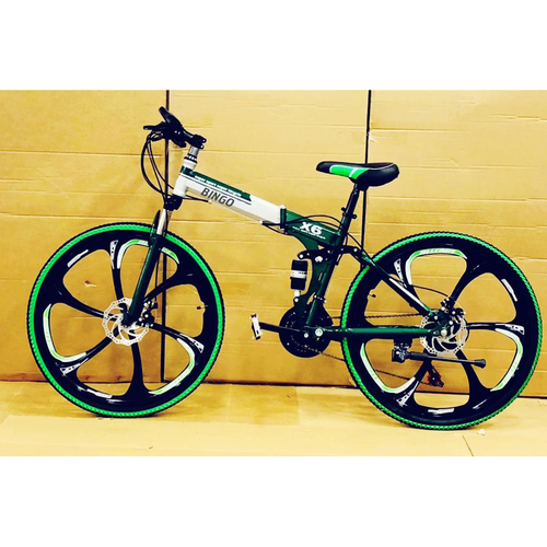 GREEN 21 GEARS FOLDING CYCLE