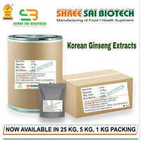 Brown Korean And Siberian Ginseng Extract Powder