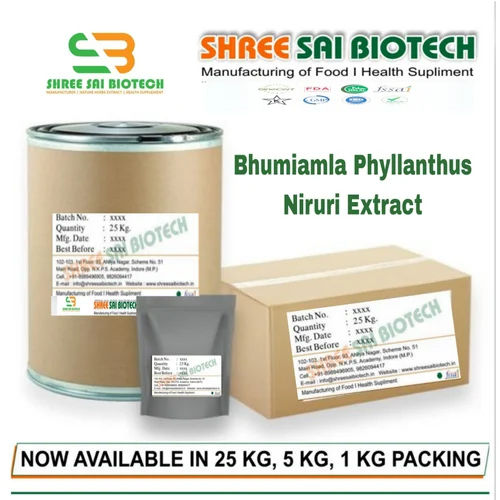 Brown Bhumiamla Phyllanthus Niruri Extract