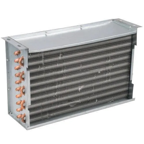 Finned Tube Heat Exchanger - Silver Finish, New Condition, 415 Voltage | Industrial Grade Performance