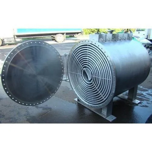 Silver Spiral Heat Exchanger