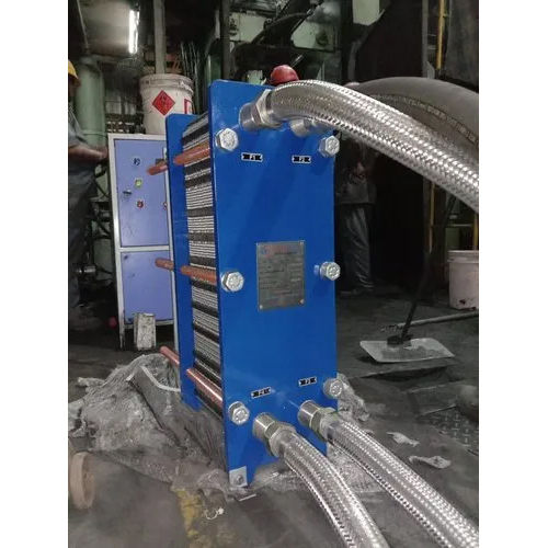 Blue Industrial Oil Cooler