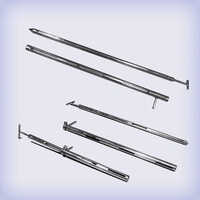 Powder Sampler - Stainless Steel, Manual Control, Silver Finish | High-quality, Non-computerized Tool For Efficient Sampling Of Powders And Granules