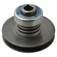 Variable Speed Pulley - Mild Steel, 25 Kilograms Weight | Silver Color, Manual Control, Warranty Included