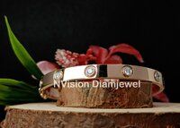Rose Gold Natural Diamond Bracelet