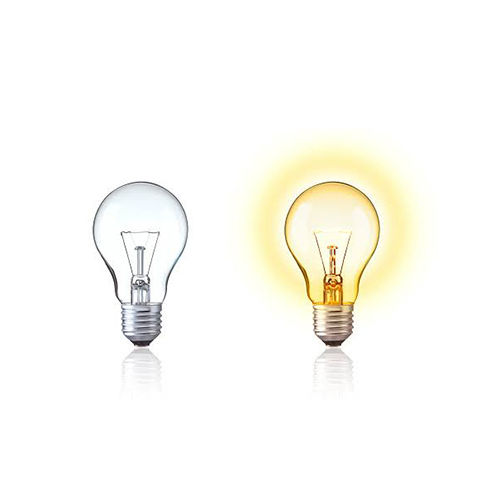 Yellow Electric Led Bulb