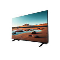 Led Flat Tv - Metal Build, 220-440 Volt Power | New Quality, Black Finish, Solid Form
