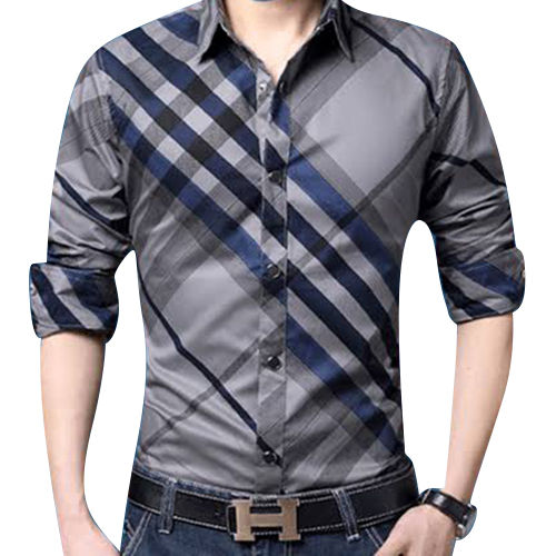 Mens Casual Shirts Chest Size: Customized