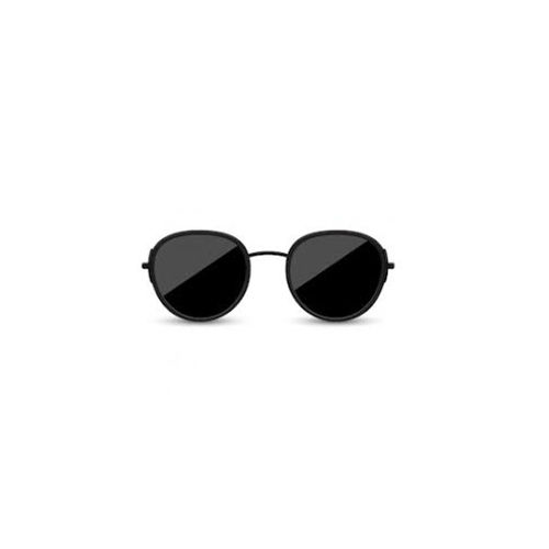 Glass Mens Black Sunglasses