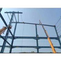 Steel Structure - Durable Steel Frame Design, Grey Color, Rust Resistant, Quick Assembly, Customizable Options For Plant, Warehouse, Workshop Usage