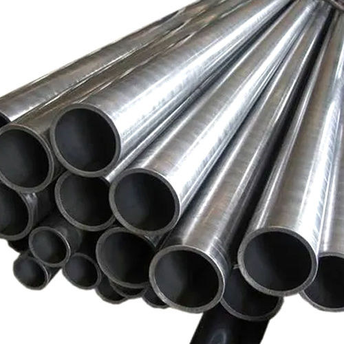 Silver Mild Steel Round Pipe