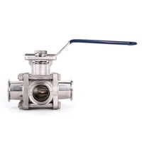 Silver Three Way Valve