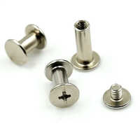 Nickel Alloy Fastener - 6mm Outer Diameter | Polished Silver Finish, Durable Nickel Alloy Material