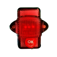 shoulder light for railway