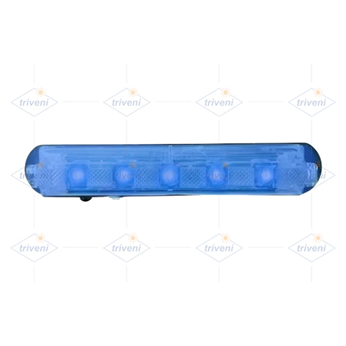 Solar Red Flag Light For Police Bike