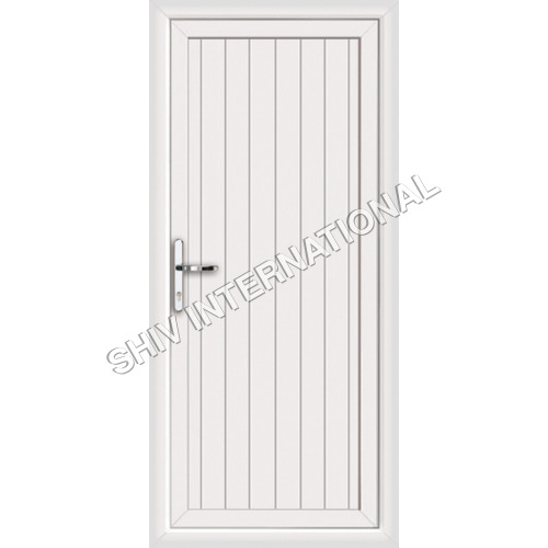 Cottage Style White UPVC Back Door