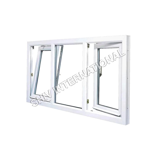 3 Track Sliding White Windows