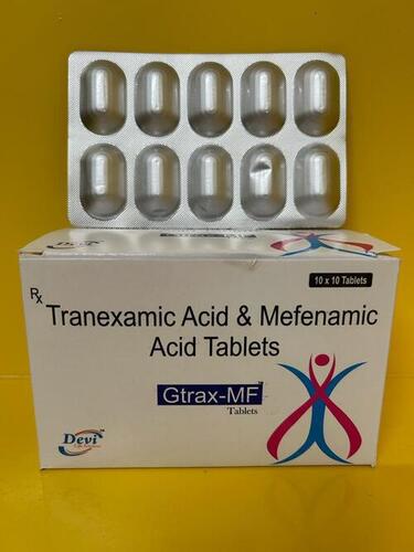 Tranaxamic acid 500 mg mefanamic 250 mg