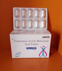 Tranexamic Mefanamic Acid  Tablets - Drug Type: General Medicines