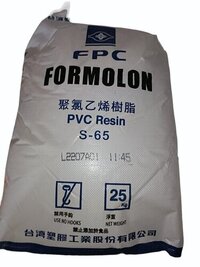 S-65 Formosa White Resin Powder - Versatile Pvc Suspension Resin For Flexible And Semirigid Films, Humidity-resistant Plasticized Compounds