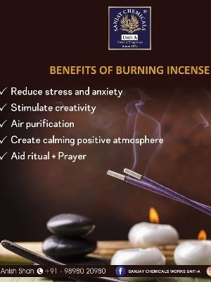 Luxury Incense Stick Fragrances - Brand Name: Sanjay Chemical Works Unit - A