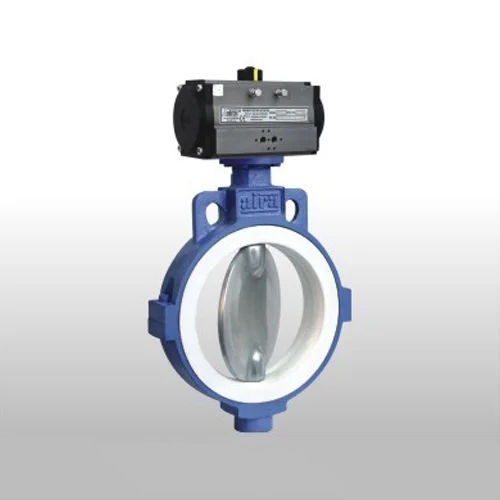 Pneumatic Replaceable Muffler Butterfly Valve