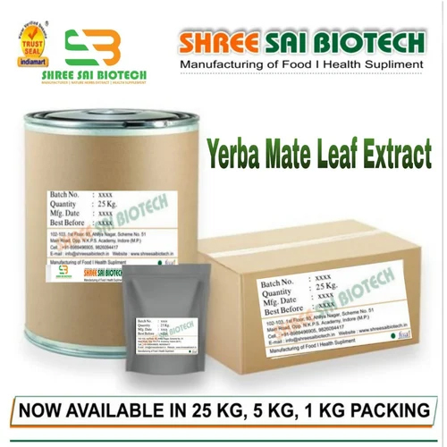 Herbal Product Yerba Mate Leaf Extract