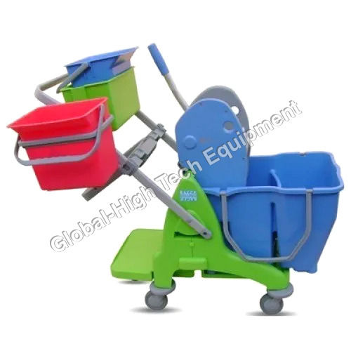 Down-Press Double Mop Wringer Trolley Application: Industrial