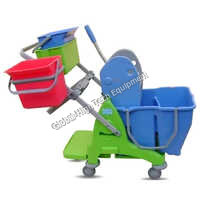 Down-press Double Mop Wringer Trolley - Application: Industrial