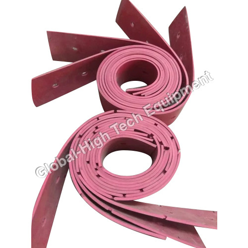 Floor Cleaning Squeegee Rubber - Color: Pink