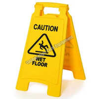 Yellow Plastic Caution Board