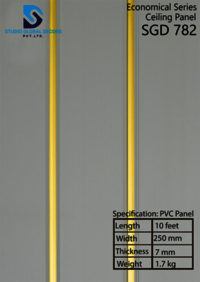 Pvc Ceiling Panel - Application: Commercial