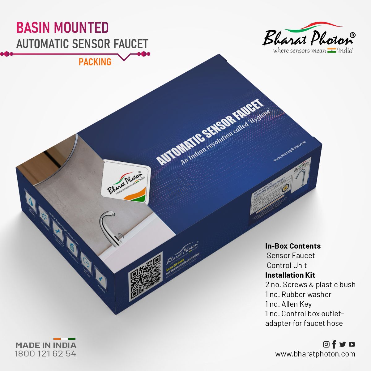 Automatic Sensor Tap BP-F122 (Basin Mounted)