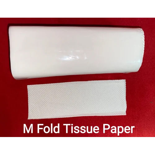 M Fold Tissue Paper - White | Quality Absorbent Material, Versatile Multi-Use Design