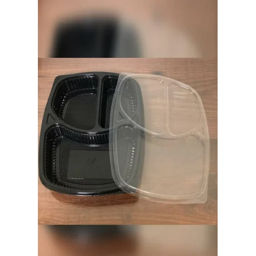 3 Cp Meal Tray With Lid