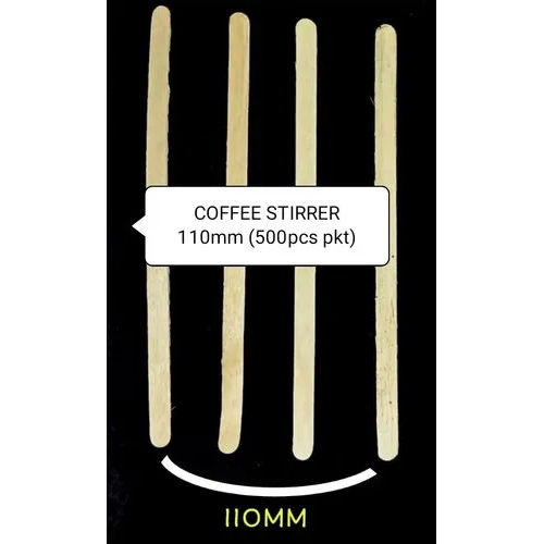 Wooden Coffee Stirrers 5.5 Wood Coffee Stir Sticks Disposable 500Pcs