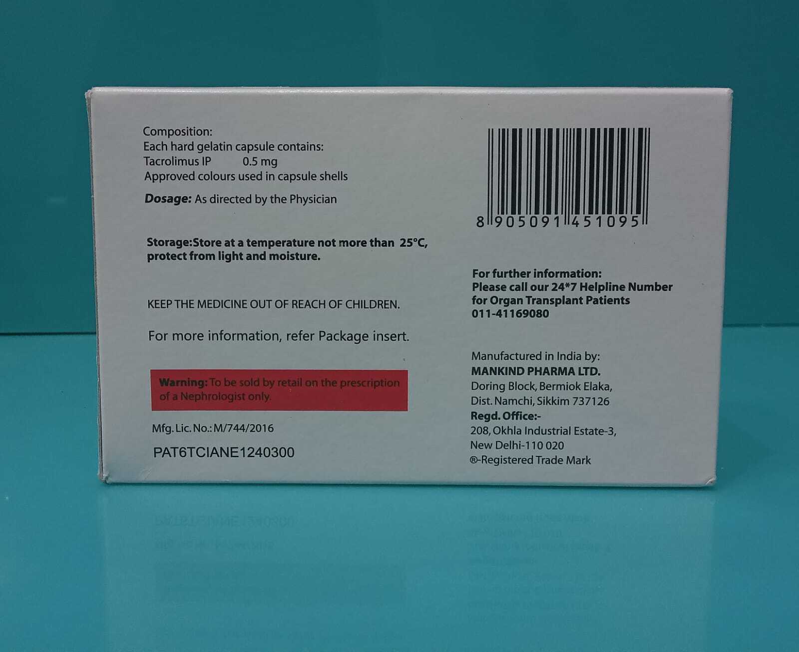 tacrolimus capsule pangraf 0.5mg
