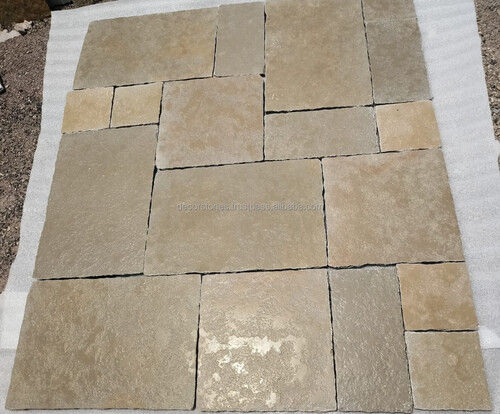 Indian Tandur Yellow Limestone Paving Slabs - Application: Construction