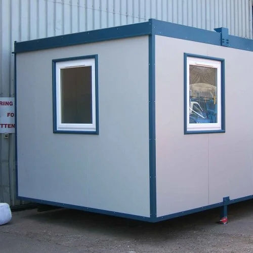 Grey And Blue Customized Portable Cabin