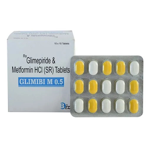 Glimepiride And Metformin HCL SR Tablets