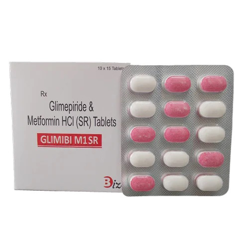 500mg Glimepiride 1mg And Metformin SR Tablets