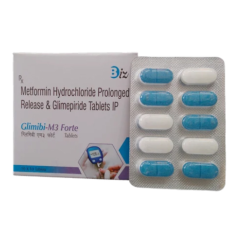 Glimepiride 3mg And Metformin PR 1000mg Tablets