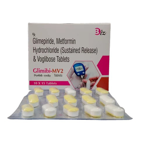 Glimepiride Metformin Hydrochloride Sustained Release And Voglibose Tablets