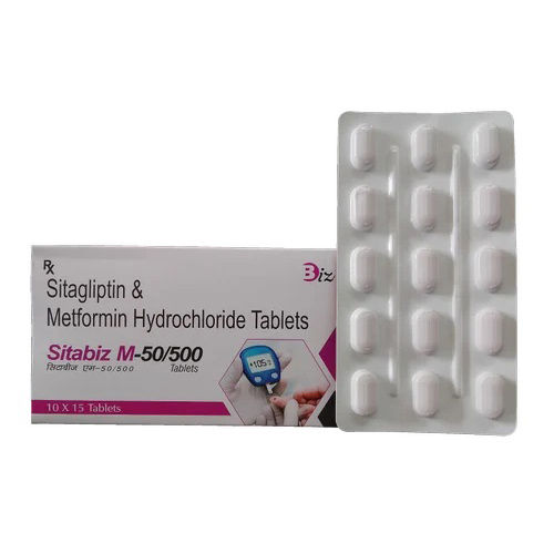 Sitagliptin 50Mg And Metformin 500Mg Hydrochloride Tablets General Medicines