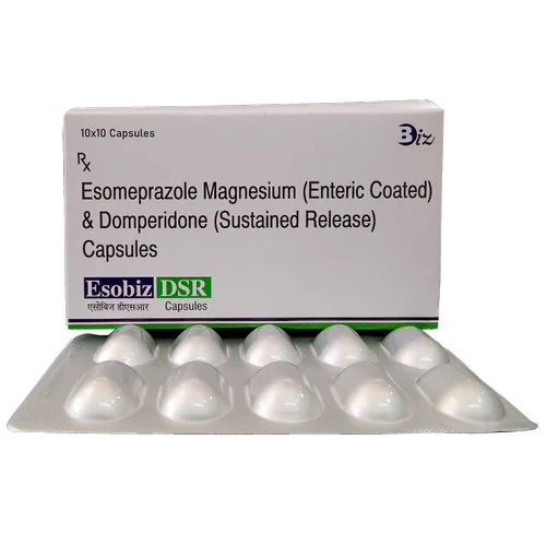 Esomeprazole Magnesium Enteric Coated And Domperidone Sustained Release Capsules